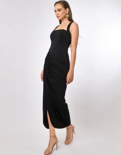 Maxi Dresses | All Dresses<Bariano EMILYA OPEN BACK HALTER MIDAXI BL70D14L