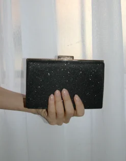Clutches<Bariano ERIKA SLEEK CLASP CLUTCH 239 BLACK