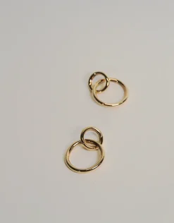 Jewellery<Bariano ETERNAL INTERLOCKING EARRINGS GOLD