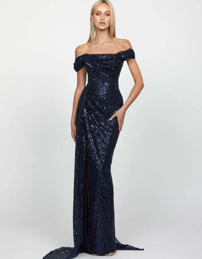 Formal / Prom Dresses | Maxi Dresses<Bariano ETHEL COWL GOWN B65D12L