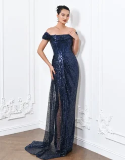 Formal / Prom Dresses | Maxi Dresses<Bariano ETHEL COWL GOWN B65D12L
