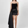 Formal / Prom Dresses | Mini Dresses<Bariano EVELYNN STRAPLESS SASH MINI BL75D10S BLACK