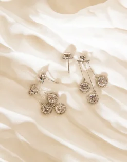 Jewellery<Bariano FIREWORKS DROP EARRINGS SILVER