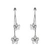 Jewellery<Bariano FLORAL DROP EARRINGS SILVER