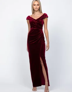 Maxi Dresses | All Dresses<Bariano GABBY VELVET MAXI BL55D02L