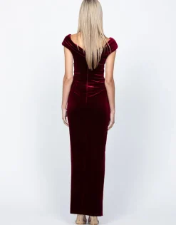 Maxi Dresses | All Dresses<Bariano GABBY VELVET MAXI BL55D02L