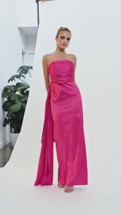 Formal / Prom Dresses | Maxi Dresses<Bariano GABRIELLE STRAPLESS COLUMN GOWN B74D39L PINK FONDANT