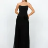Maxi Dresses<Bariano GEORGIE STRAPLESS DRAPE MAXI BL74D09L BLACK
