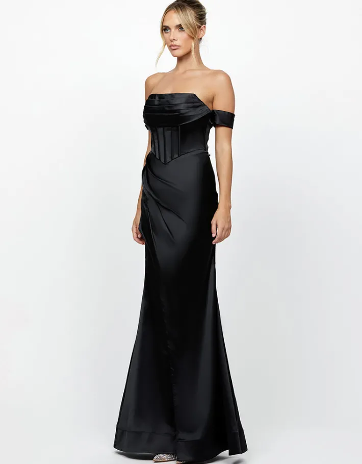 Gowns / Ballgowns | All Dresses<Bariano GESS OFF SHOULDER FISHTAIL GOWN B67D30L