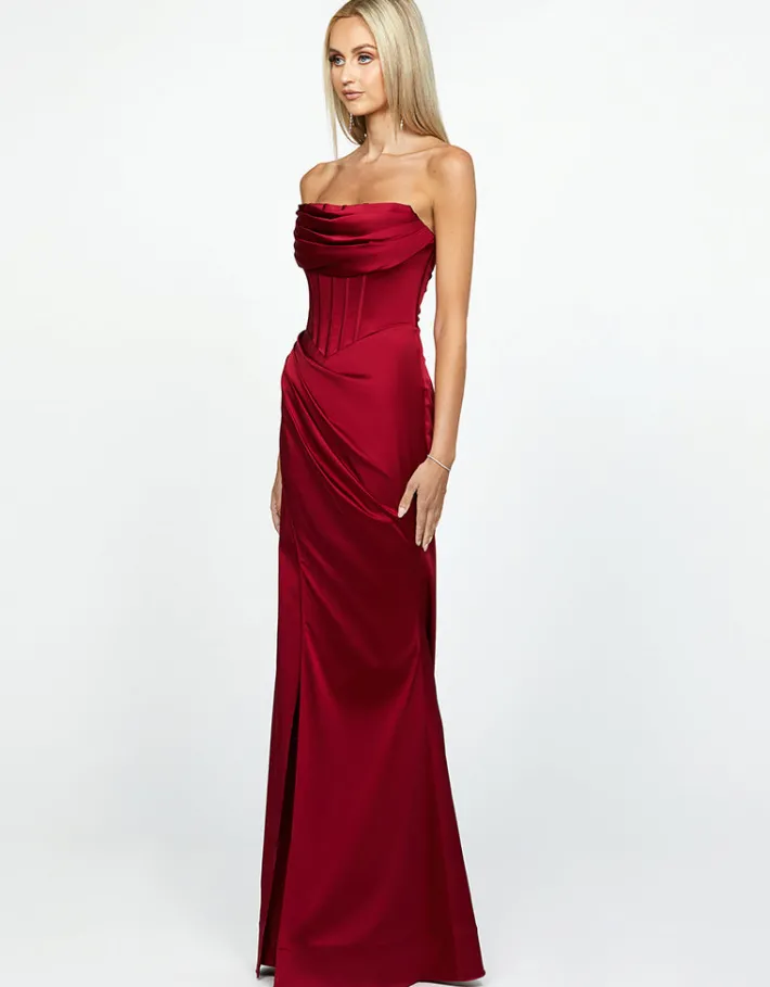 Gowns / Ballgowns | All Dresses<Bariano GESS OFF SHOULDER FISHTAIL GOWN B67D30L