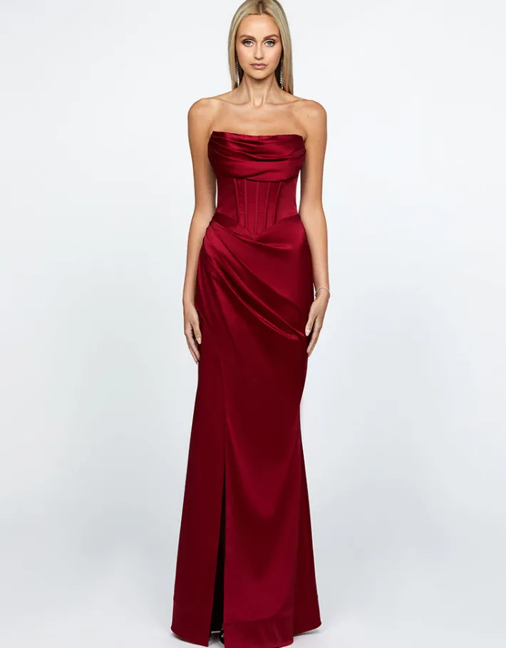 Gowns / Ballgowns | All Dresses<Bariano GESS OFF SHOULDER FISHTAIL GOWN B67D30L