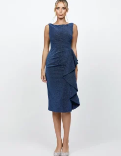 Midi Dresses | All Dresses<Bariano HADLEY HIGH NECK MIDI BL73D13S