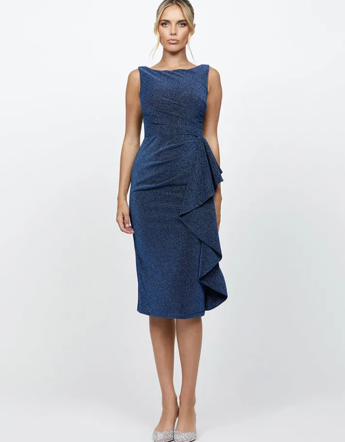 Midi Dresses | All Dresses<Bariano HADLEY HIGH NECK MIDI BL73D13S