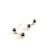 Jewellery<Bariano HARPER DOUBLE MINI DROP EARRINGS SILVER