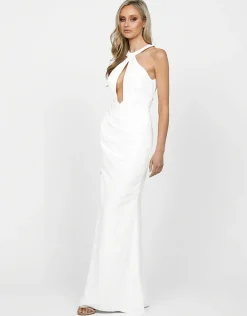 Formal / Prom Dresses | Gowns / Ballgowns<Bariano HARTLEY HALTER CUT OUT DRAPED MAXI BL58AD34L