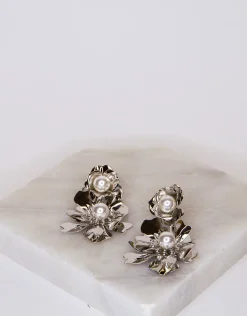 Jewellery<Bariano INBLOOM PETAL AND PEARL SILVER