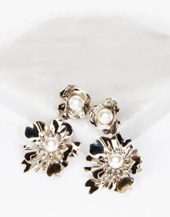 Jewellery<Bariano INBLOOM PETAL AND PEARL SILVER