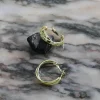 Jewellery<Bariano INFINITY INTERLOCKING HOOP EARRINGS GOLD