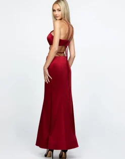 Formal / Prom Dresses | Gowns / Ballgowns<Bariano INTY TWO PIECE STRAPPY GOWN B67D29L RED
