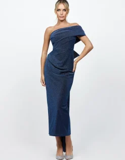 Maxi Dresses | All Dresses<Bariano ISA DRAPED MIDAXI WITH BACK SASH BL73D12L
