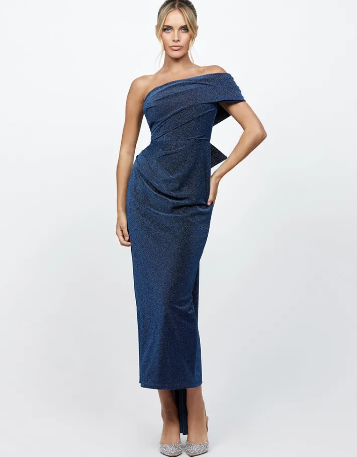 Maxi Dresses | All Dresses<Bariano ISA DRAPED MIDAXI WITH BACK SASH BL73D12L