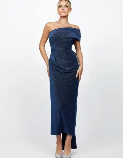 Maxi Dresses | All Dresses<Bariano ISA DRAPED MIDAXI WITH BACK SASH BL73D12L
