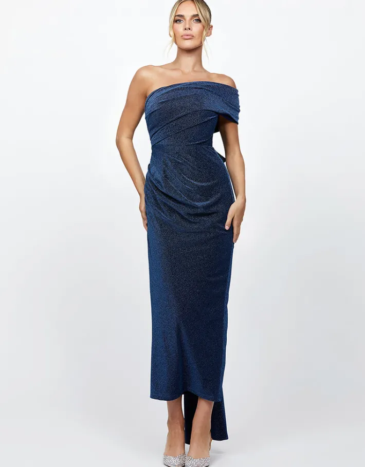 Maxi Dresses | All Dresses<Bariano ISA DRAPED MIDAXI WITH BACK SASH BL73D12L