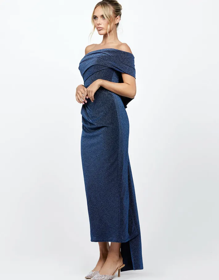 Maxi Dresses | All Dresses<Bariano ISA DRAPED MIDAXI WITH BACK SASH BL73D12L