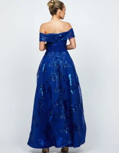 Formal / Prom Dresses | Gowns / Ballgowns<Bariano JAMIE OFF SHOULDER HI LO GOWN B74D21HL