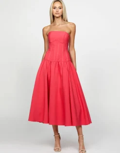 Midi Dresses | All Dresses<Bariano JAYDA STRAPLESS MIDAXI BL69D09S