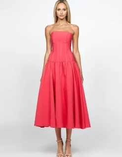Midi Dresses | All Dresses<Bariano JAYDA STRAPLESS MIDAXI BL69D09S