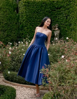 Midi Dresses | All Dresses<Bariano JAYDA STRAPLESS MIDAXI BL69D09S