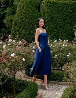 Midi Dresses | All Dresses<Bariano JAYDA STRAPLESS MIDAXI BL69D09S