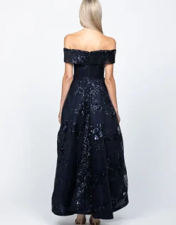 Gowns / Ballgowns<Bariano JESSIE OFF SHOULDER MESH BALL GOWN B33D41HL
