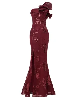 Gowns / Ballgowns | Maxi Dresses<Bariano JESSIE ONE SHOULDER GOWN B53D29L