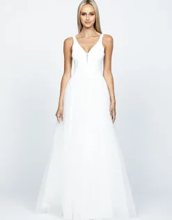 Formal / Prom Dresses | Gowns / Ballgowns<Bariano JORDAN PLUNGE NECK BALL GOWN B57AD41L