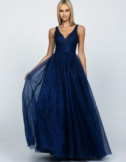 Formal / Prom Dresses | Gowns / Ballgowns<Bariano JORDAN PLUNGE NECK BALL GOWN B57AD41L