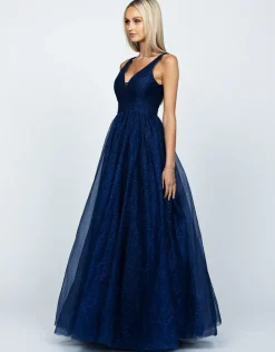 Formal / Prom Dresses | Gowns / Ballgowns<Bariano JORDAN PLUNGE NECK BALL GOWN B57AD41L