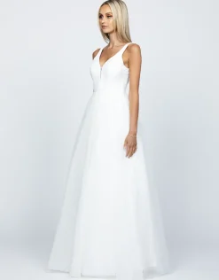 Formal / Prom Dresses | Gowns / Ballgowns<Bariano JORDAN PLUNGE NECK BALL GOWN B57AD41L