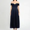 Midi Dresses | All Dresses<Bariano JOSIE OFF SHOULDER A LINE MIDAXI BL70D08S NAVY