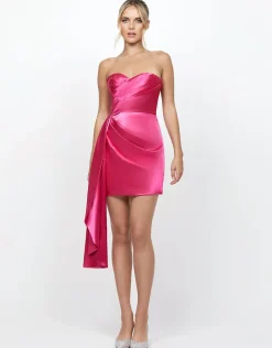 Mini Dresses | All Dresses<Bariano KAISELY STRAPLESS SASH MINI B71D55S