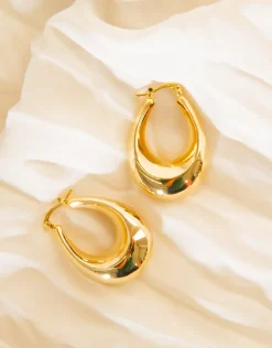 Jewellery<Bariano KIMBERLY CHUCKY HOOP GOLD