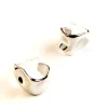 Jewellery<Bariano LACEY WARPED STUD EARRINGS SILVER