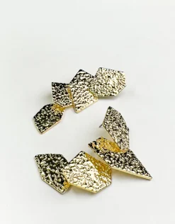 Jewellery<Bariano LARISA TEXTURED DROP EARRINGS