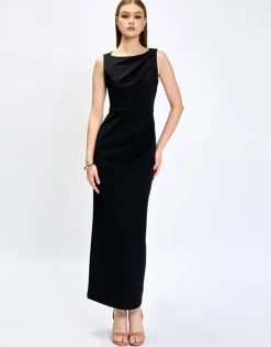 Formal / Prom Dresses | Maxi Dresses<Bariano LIVIA HIGH NECK MIDAXI BL75D21L
