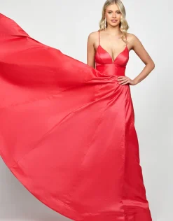 Formal / Prom Dresses | Gowns / Ballgowns<Bariano LOLA STRAPPY BACK GOWN B73D34L