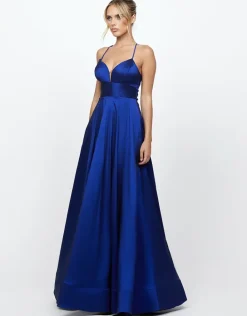 Formal / Prom Dresses | Gowns / Ballgowns<Bariano LOLA STRAPPY BACK GOWN B73D34L