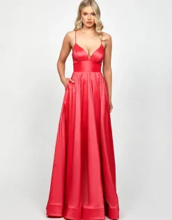 Formal / Prom Dresses | Gowns / Ballgowns<Bariano LOLA STRAPPY BACK GOWN B73D34L