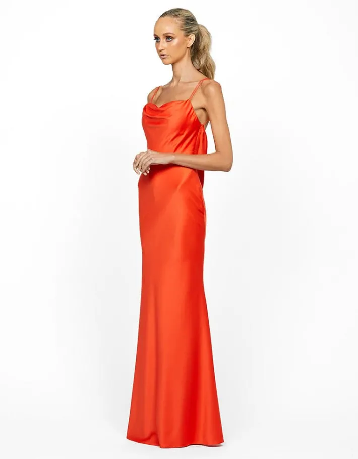 Formal / Prom Dresses | Gowns / Ballgowns<Bariano LOVER DRAPED COWL GOWN B55D28L