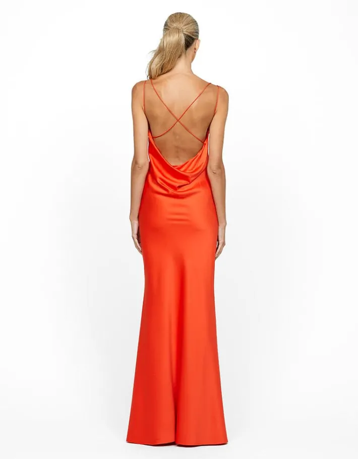 Formal / Prom Dresses | Gowns / Ballgowns<Bariano LOVER DRAPED COWL GOWN B55D28L
